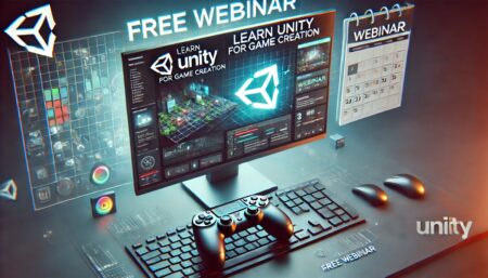 Webinar gratuito sobre plataforma Unity para criação de games