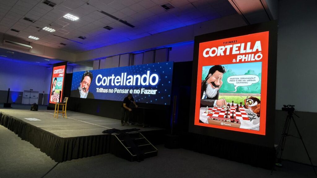 Notícia: Pré-lançamento do livro Tirinhas Cortella & Philó