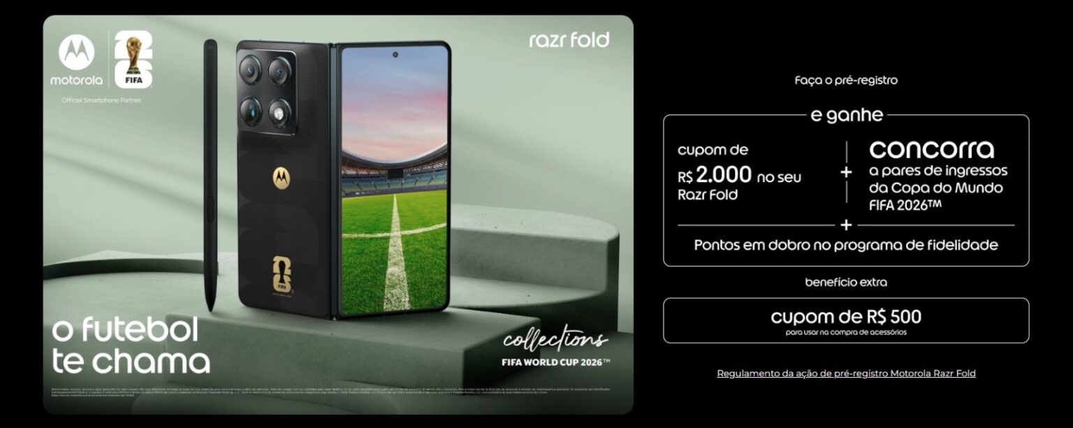 Motorola abre pré-registro para o novo motorola razr fold no Brasil