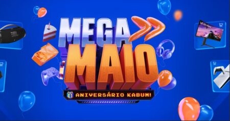 KaBuM! liga “modo turbo” para o Mega Maio com descontos de até 60% e camisa do Brasil de brinde